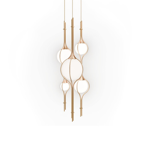 SKYLA 5LGT MULTILIGHT PENDANT 3000K (3612|PD600605R-TWA-VB)