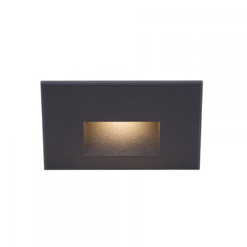 LED STEP LGT 120V RECT SCOOP 3000K (16|WL-LED100-30-BK)