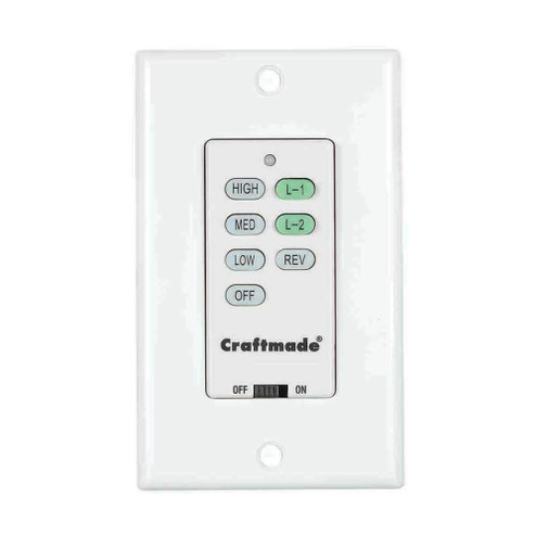 Fan and Light Control, 1.5 Amp, Black Wall Control (20|ICS-WALL)