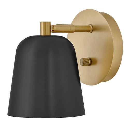 Small Single Light Plug-in Sconce (1118101|84460LCB-BK)