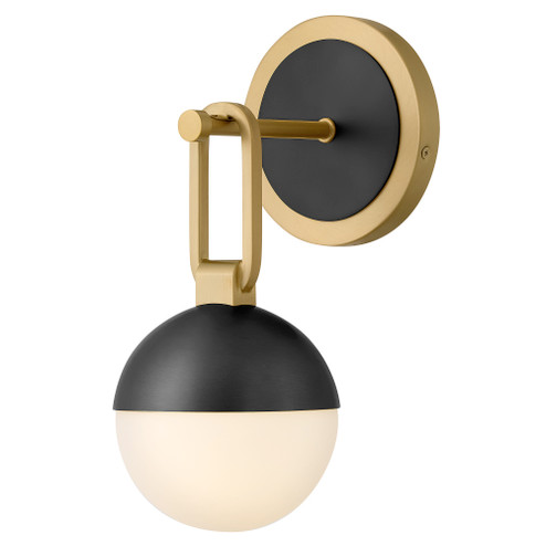 Medium Single Light Sconce (87|54560LCB-BK)