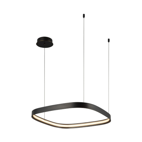 Yukon 19-in Black Dimmable LED Pendant (461|PD78019-UB-UNV)