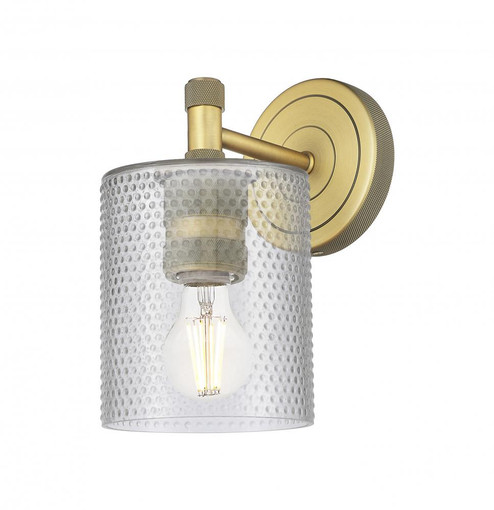 Cobbleskill - 1 Light - 5 inch - Brushed Brass - Sconce (3442|434-1W-BB-G112)
