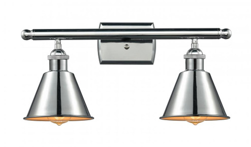 Smithfield - 2 Light - 17 inch - Polished Chrome - Bath Vanity Light (3442|516-2W-PC-M8-LED)