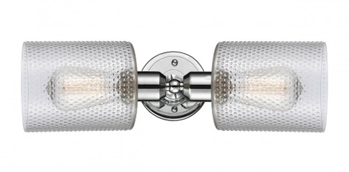 Cobbleskill - 2 Light - 17 inch - Polished Chrome - Linear Bath Vanity Light (3442|900-2W-PC-G112)