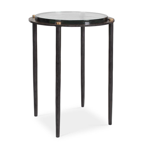 Uttermost Kennington Round Glass Accent Table (85|50343)