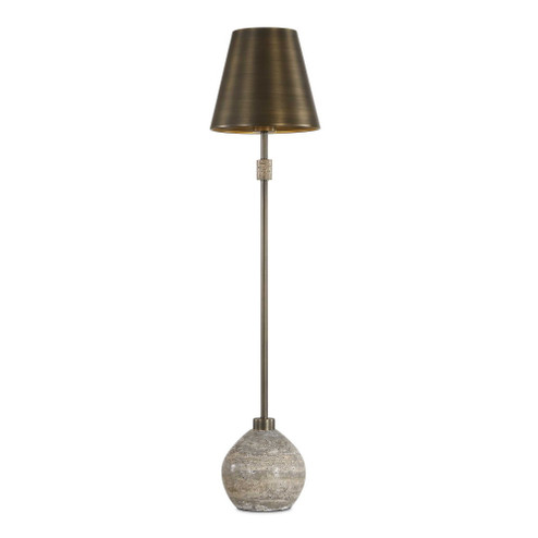 Uttermost Jaycee Dark Travertine Buffet Lamp (85|30808-1)