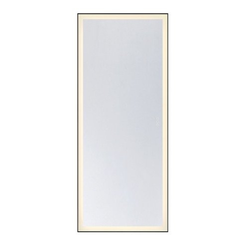 Paulding LED Rectangle Frontlit Mirror with Black Frame (128|2-1239-30X72)