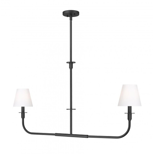 2 Light Linear Chandelier (276|3049-42L-MB)