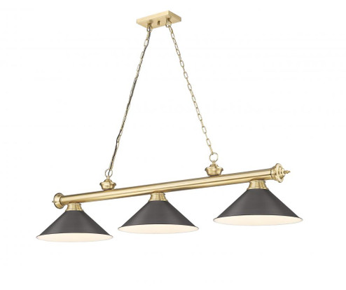 3 Light Billiard (276|2306-3HBR-BRZ15)