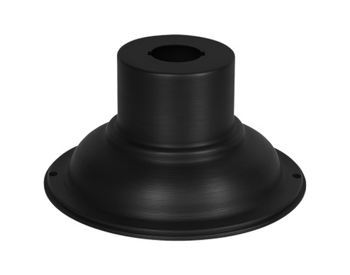 BRASS TRADITIONS - 7 inch - Matte Black - Solid Brass - Pier Mount Adapter (3442|P100-BK)