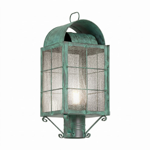 BRASS TRADITIONS - Durham - 1 Light - 18 inch - Verde Green - Solid Brass - Post Lantern (3442|9120-H-VG-SDY-C)
