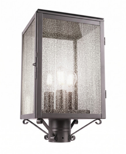 BRASS TRADITIONS - Westbrook - 3 Light - 18 inch - Gunmetal - Solid Brass - Post Lantern (3442|94510-GM-SDY)