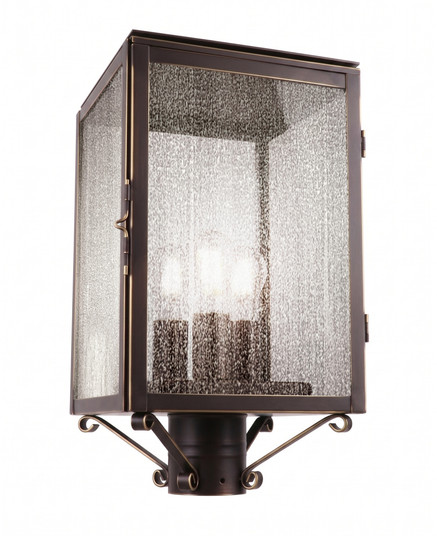 BRASS TRADITIONS - Westbrook - 3 Light - 18 inch - Bronze - Solid Brass - Post Lantern (3442|94510-BZ-SDY)