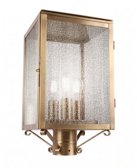 BRASS TRADITIONS - Westbrook - 3 Light - 18 inch - Antique Brass - Solid Brass - Post Lantern (3442|94510-AB-SDY)