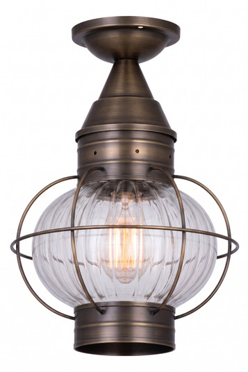 Ellington - 1 Light - 13 inch - Dark Brass - Solid Brass - Semi Flush (3442|9623-DB-OPT)