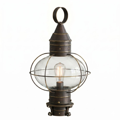 BRASS TRADITIONS - Ellington - 1 Light - 21 inch - Bronze - Solid Brass - Post Lantern (3442|9610-BZ-CL)