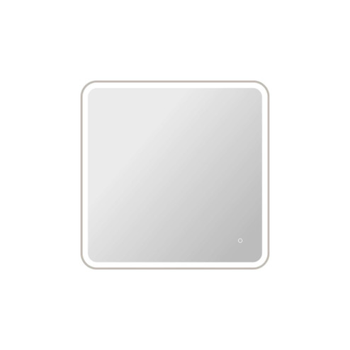 36 Square LED Front and Backlit Wall Mirror in Silver (758|MRE6A3636SL)