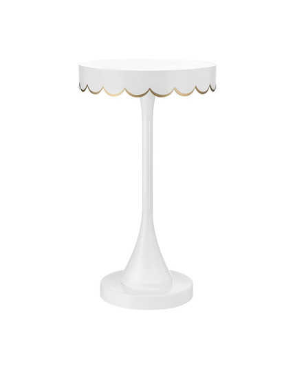 Enid White Accent Table (92|4000-0258)