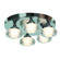 5 Light Cluster LED Flush Mount (7|63979LEDD-CH/ACR)