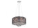 Riverside Dr. Collection Round Black Organza Silk Shade and Crystal Dual Mount (4450|HF1505-BLK)