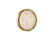 Bottega 10'' Round LED Wall Sconce in Polished Brass (4450|HF5012-PB)