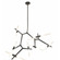 San Vicente 14-Light 66''W Geometric Chandelier in Bronze (4450|HF8060-14-DBZ)