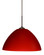 Besa Tessa Pendant Bronze Red Matte 1x75W Medium Base (127|1JC-420131-BR)
