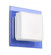 Besa Wall Alex Chrome Opal/Blue 1x50W G9 (127|1WS-773592-CR)