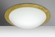 Besa Ceiling Ring 19 White/Gold Foil Ring 3x60W A19 (127|9770GFC)
