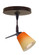 Besa Spotlight Canto 3 Bronze Bicolor Orange/Pina 1x35W Halogen Mr11 (127|1SP-5042OP-BR)