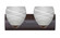 Besa Wall Bolla Bronze Cocoon 2x60W Medium Base (127|2WZ-412260-BR)
