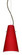 Besa Cierro Cable Pendant Ruby Matte Bronze 1x100W Medium Base (127|1KX-4124RM-BR)