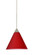 Besa Pendant Kani Satin Nickel Ruby Matte 1x5W LED (127|1XT-5121RM-LED-SN)