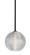 Besa Stem Kristall 8 Pendant Bronze Clear 1x75W Medium Base (127|1TT-461600-BR)