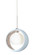 Besa Pendant Pogo Satin Nickel White/Inner Silver 1x35W Halogen (127|1XC-4293SF-SN)