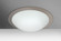 Besa Ceiling Ring 15 White/Transparent Smoke 2x60W Medium Base (127|977102C)