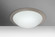 Besa Ceiling Ring 13 White/Transparent Smoke 1x60W Medium Base (127|977202C)