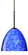Besa Sasha Pendant Bronze Blue Cloud 1x50W B10 Med (127|1BC-757286-MED-BR)