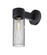 Besa, Juni 10 Outdoor Sconce, Clear Bubble, Black Finish, 1x60W Medium Base (127|JUNI10CL-WALL-BK)