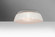 Besa, Pica 11 Ceiling, White Sand, 1x9W LED (127|9664WHC-LED)