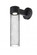 Besa, Juni 16 Outdoor Sconce, Clear Bubble, Black Finish, 1x4W LED (127|JUNI16CL-WALL-LED-BK)