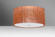 Besa Ceiling Tamburo 16 Satin Nickel Stone Copper Foil 1x28W LED (127|1KM-4008CS-LED-SN)