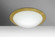 Besa Ceiling Ring 13 White/Gold Foil Ring 1x9W LED (127|9772GFC-LED)