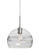 Besa Spirit 10 Pendant, Clear, Satin Nickel Finish, 1x60W Medium Base (127|1JC-SPIR10CL-SN)