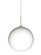 Besa Coco 10 Pendant, Opal Matte, Satin Nickel Finish, 1x60W Medium Base (127|1JT-COCO1007-SN)