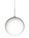 Besa Coco 12 Pendant, Opal Matte, Satin Nickel Finish, 1x9W LED (127|1JT-COCO1207-LED-SN)