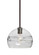 Besa Spirit 10 Pendant, Clear, Bronze Finish, 1x60W Medium Base (127|1TT-SPIR10CL-BR)