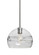 Besa Spirit 10 Pendant, Clear, Satin Nickel Finish, 1x60W Medium Base (127|1TT-SPIR10CL-SN)