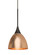 Besa Divi Pendant, Copper Foil, Bronze, 1x9W LED (127|1XT-1758CF-LED-BR)